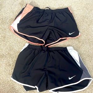 2 dry fit size medium nike shorts